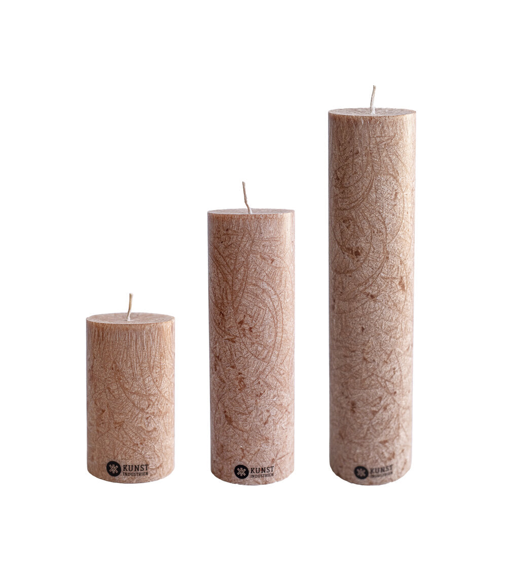 Olivenvoks bloklys, Hazelnut - 3 stk.